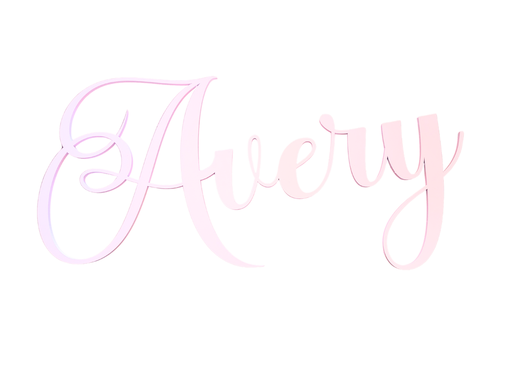 Single Layer Name Sign