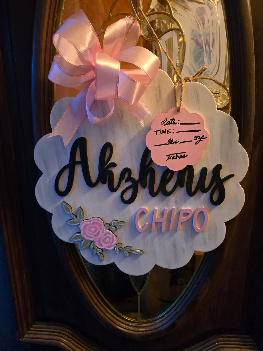 Round Door Signs