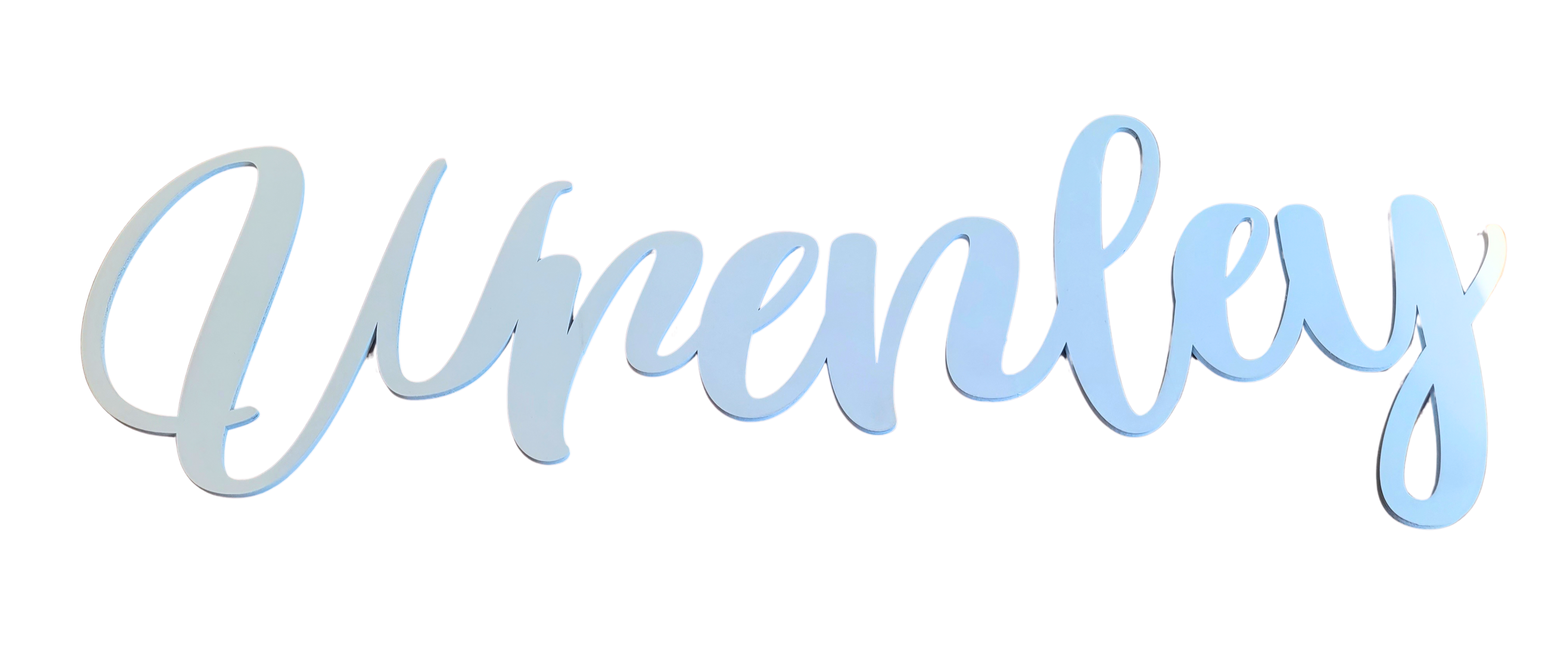 Single Layer Name Sign