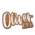 Double Layer Name Sign