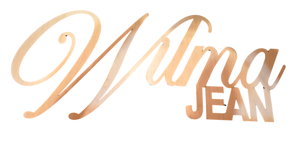 Single Layer Name Sign