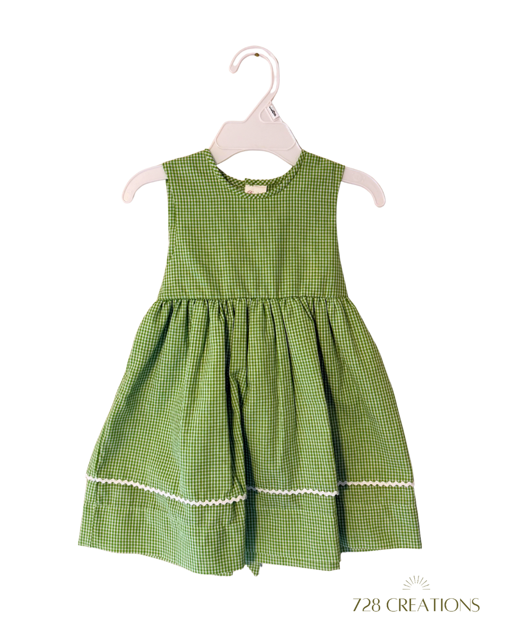 Mia Green Checkered Dress