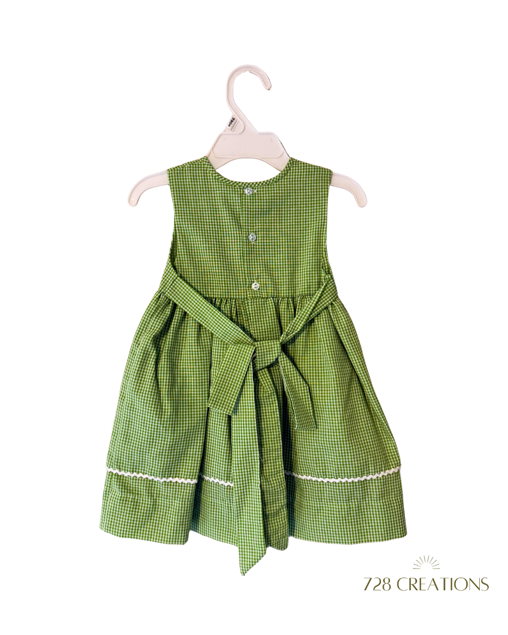 Mia Green Checkered Dress