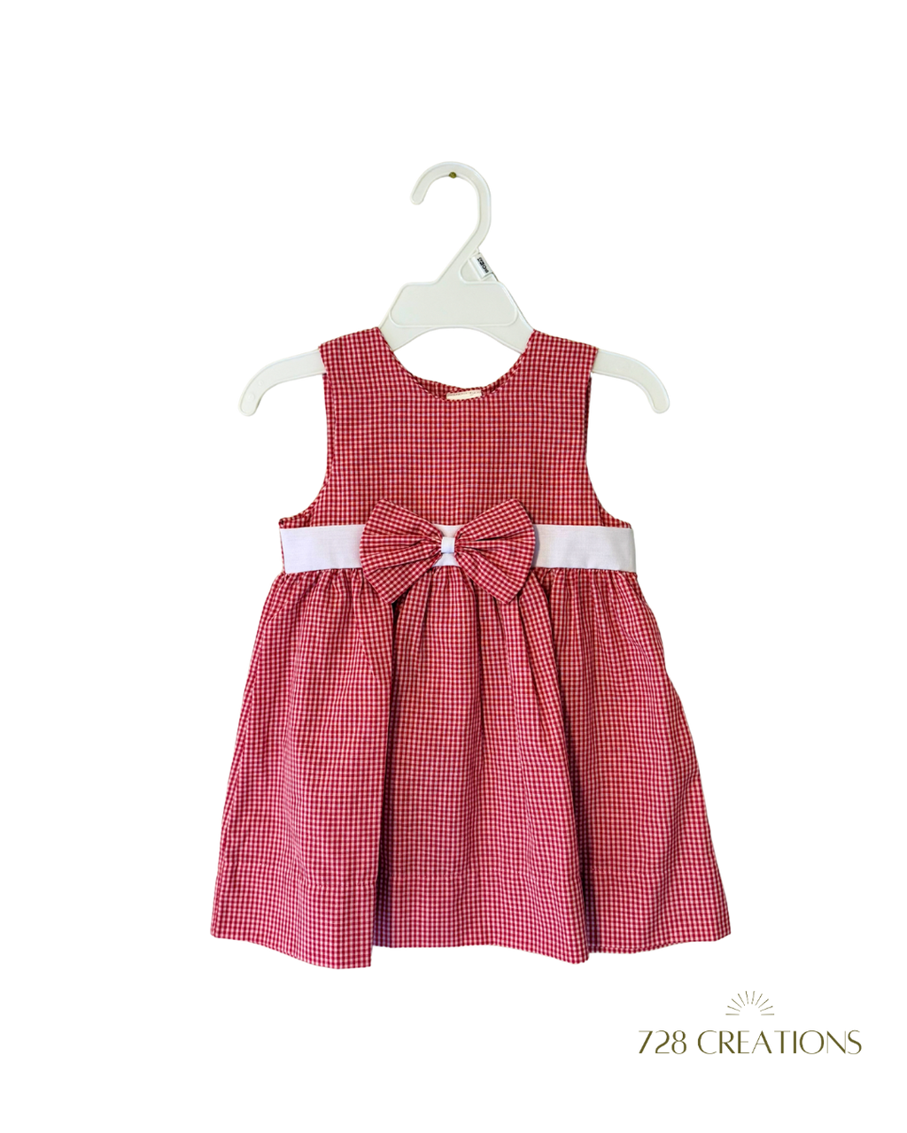 Jillian Red Checkered Dress