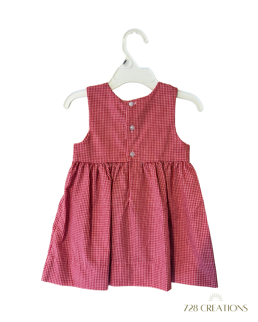 Jillian Red Checkered Dress