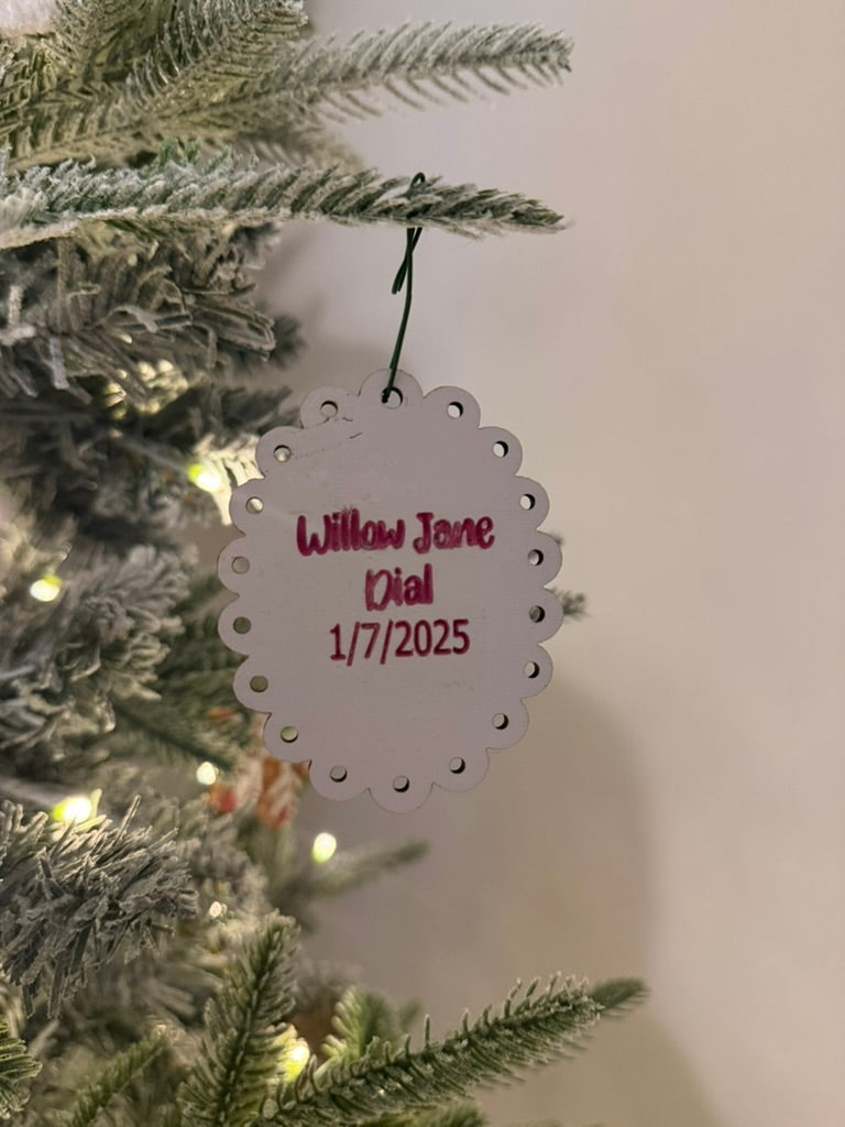 Baby's 1st Christmas Ornament
