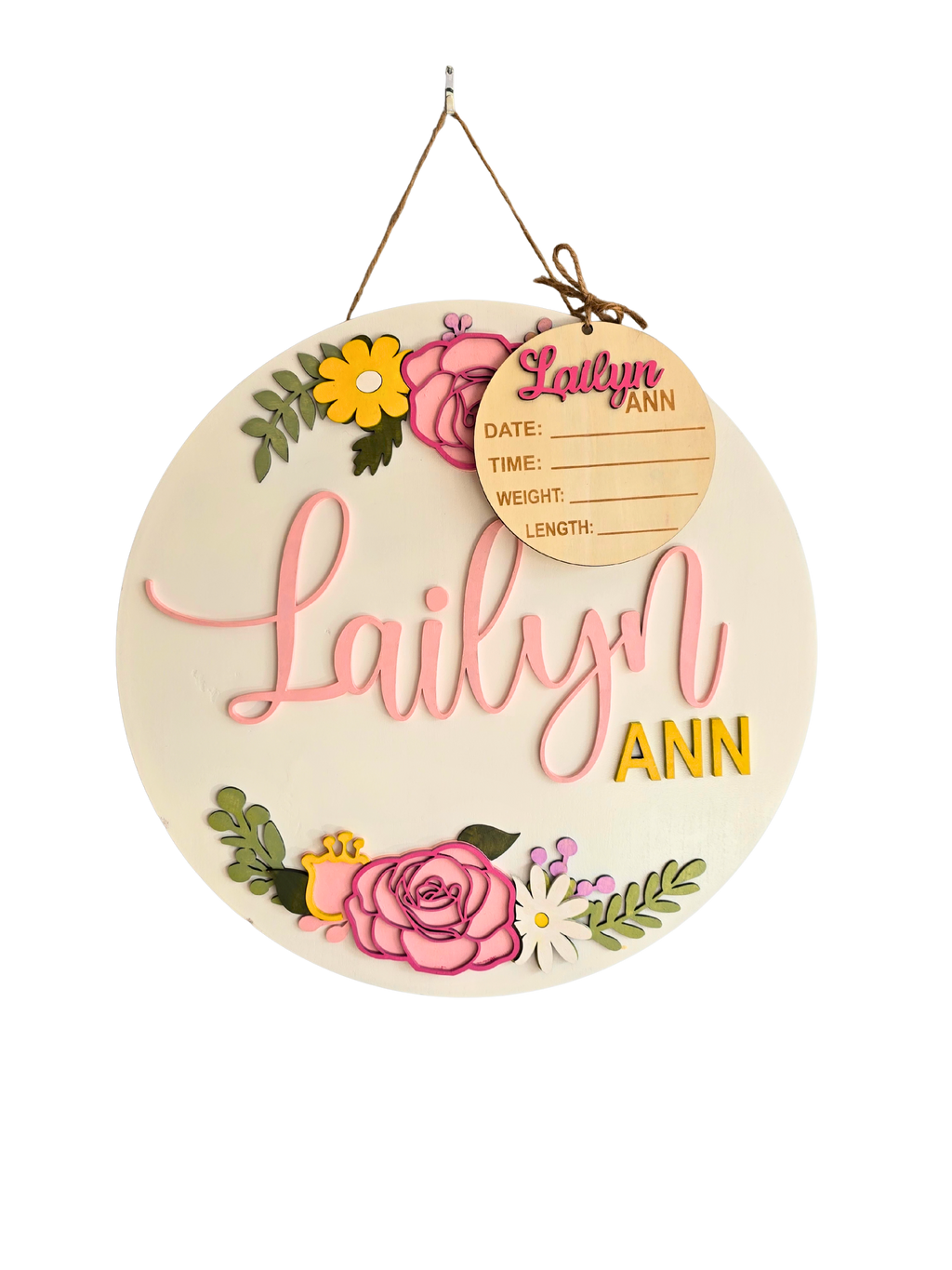 Round Door Signs