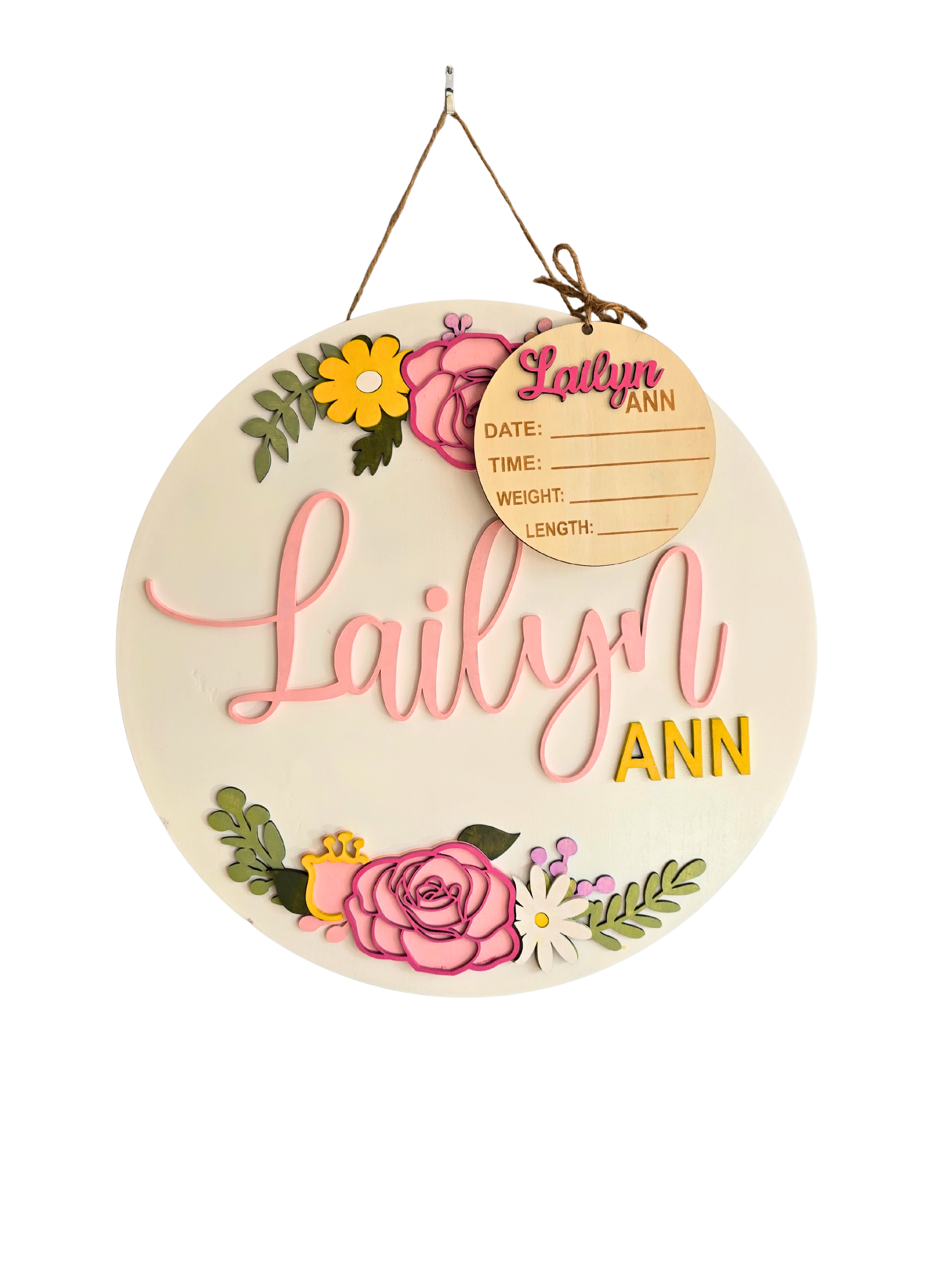 Round Door Signs