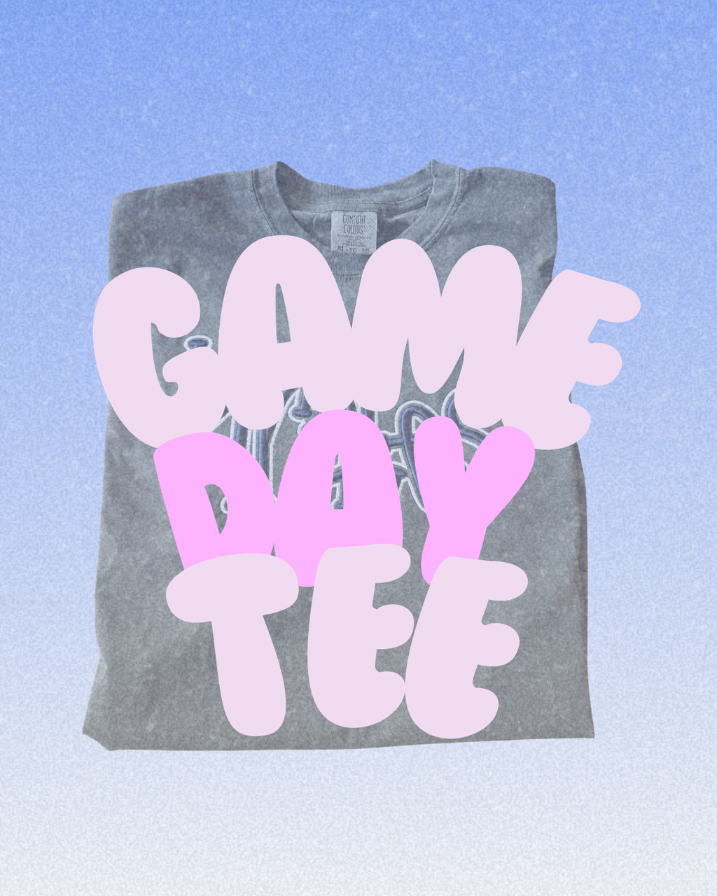 Game Day Puff Embroidery Top