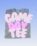 Game Day Puff Embroidery Top