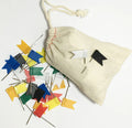 Colored Flag Push Pins