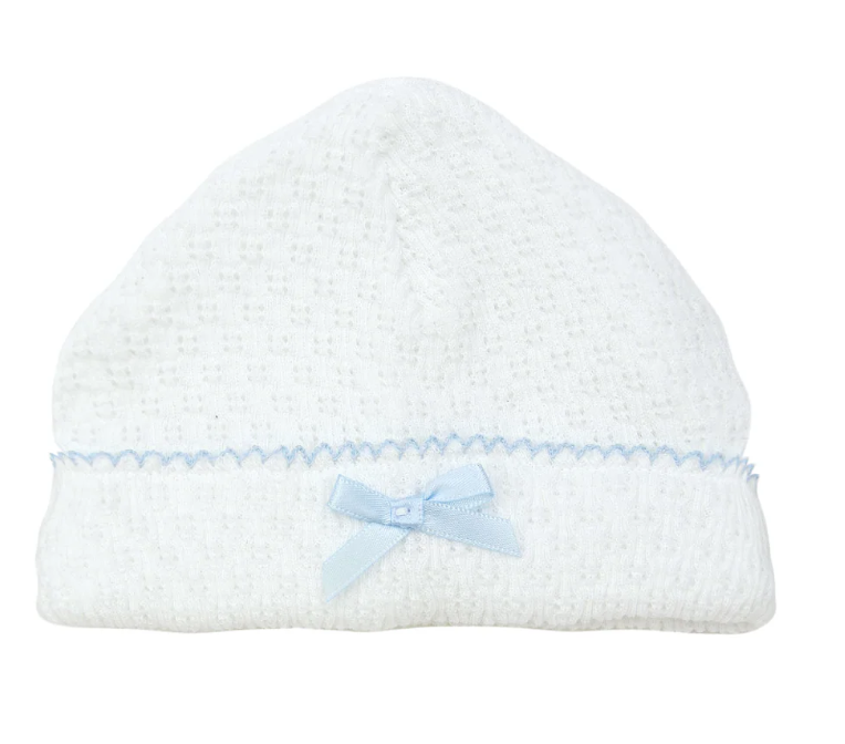 Blue and White Saylor Beanie