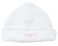 Pink and White Saylor Beanie