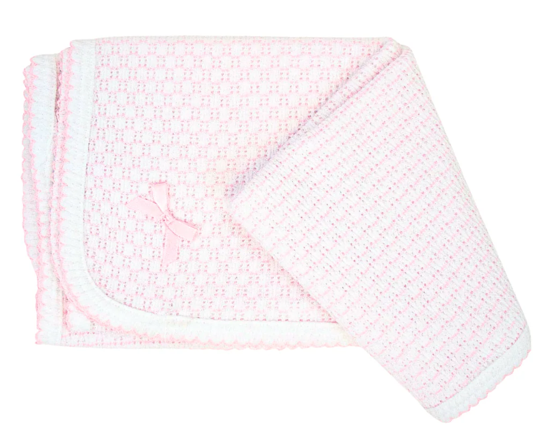 Pink Paty Receiving Blanket
