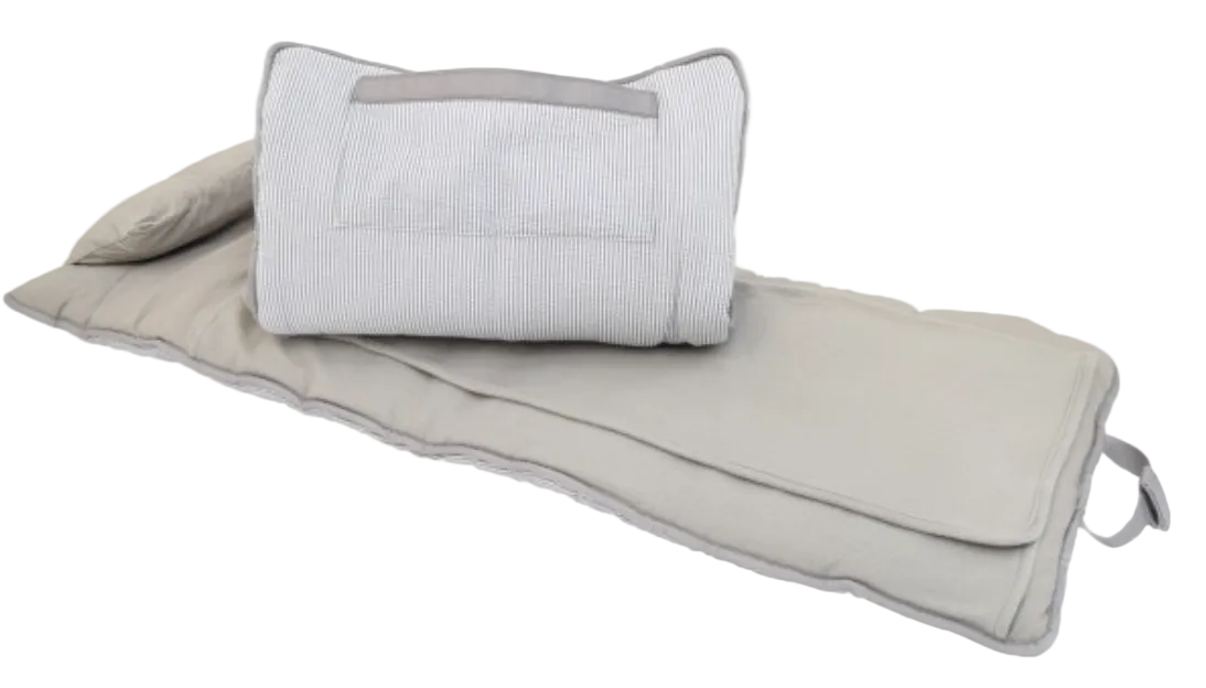 Grey Seersucker Nap Roll