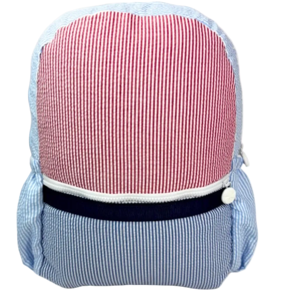 Yankee Doodle Seersucker Backpack