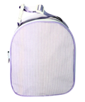 Lilac Seersucker Preppy Lunchbox